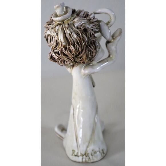 Vintage Dino Bencini Clown Figurine Vintage Italy Signed Spaghetti Hair A-25 - Picture 4 of 7